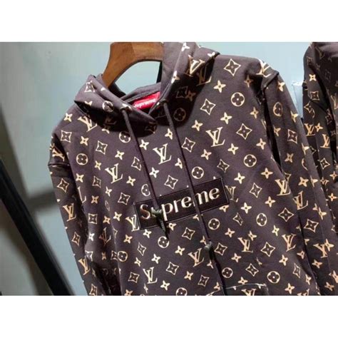 supreme louie vuitton hoodie|Supreme x Louis Vuitton: Shoes & More .